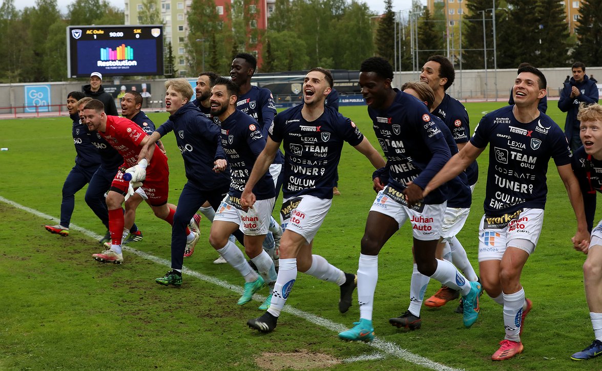 AC Oulu varmisti Haastajasarjan ykköspaikan (AC Oulu-FC Lahti 2-1)