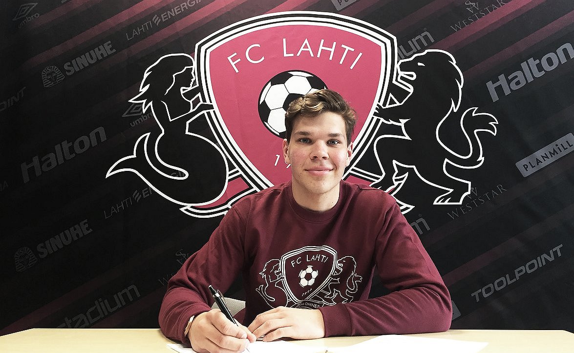 FC Lahti ja nuori puolustajalupaus sopimukseen