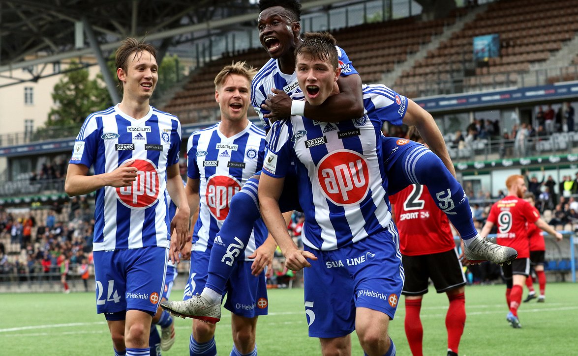 HJK avasi eurocupit vakuuttavasti – 3-0-voitto vajaallakin