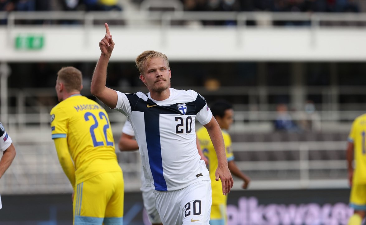 ​Huuhkajat voittoon Kazakstanista – MM-karsintalohkon kakkoseksi