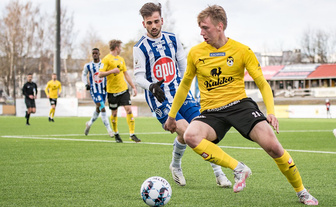 Haka haki jälleen täyden potin Kuopiosta (KuPS - FC Haka 1-2)