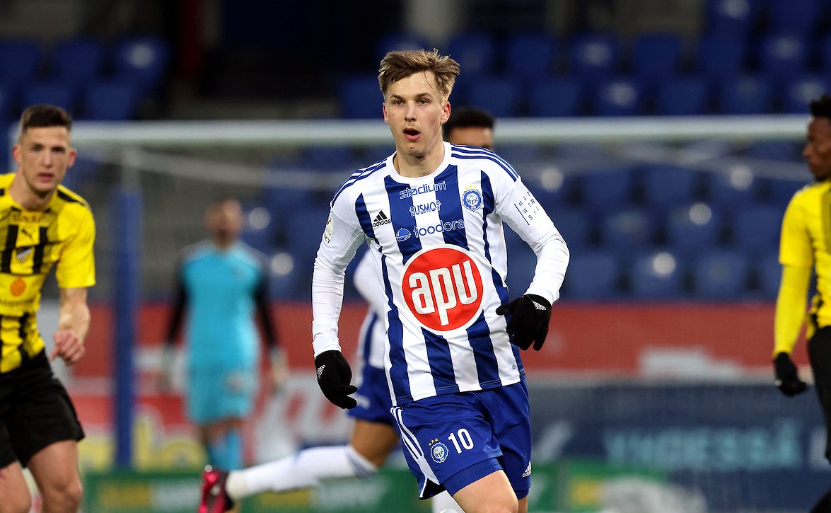 HJKn Lucas Lingman luottavaisena 
