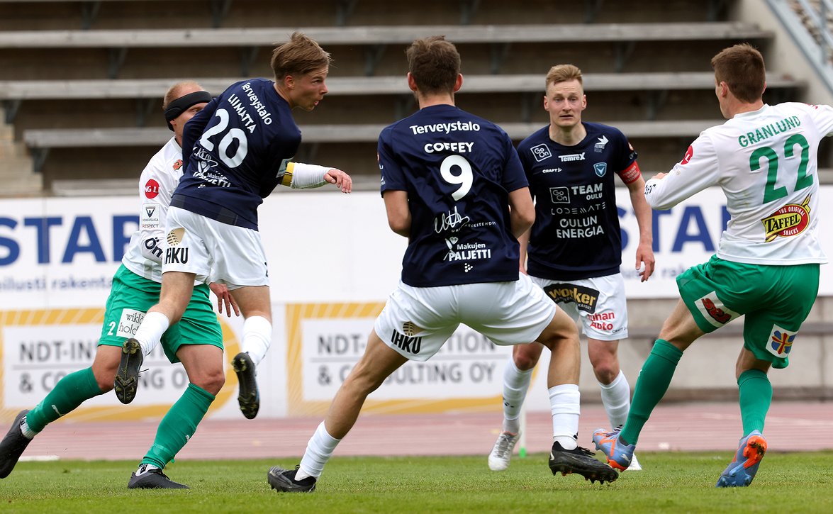 ​AC Oulu pääsi pälkähästä (AC Oulu-IFK Mariehamn 3-2)