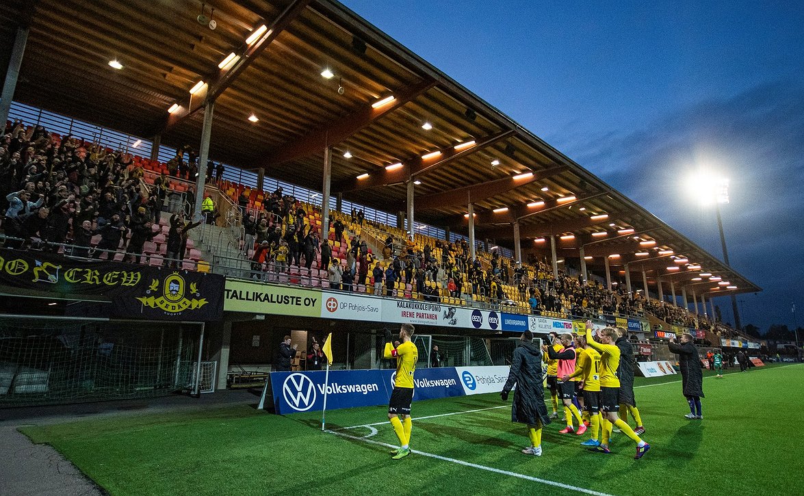 ​Veikkausliigan sometiimi perjantaina Kuopiossa - tunnelmia kohti illan ottelua