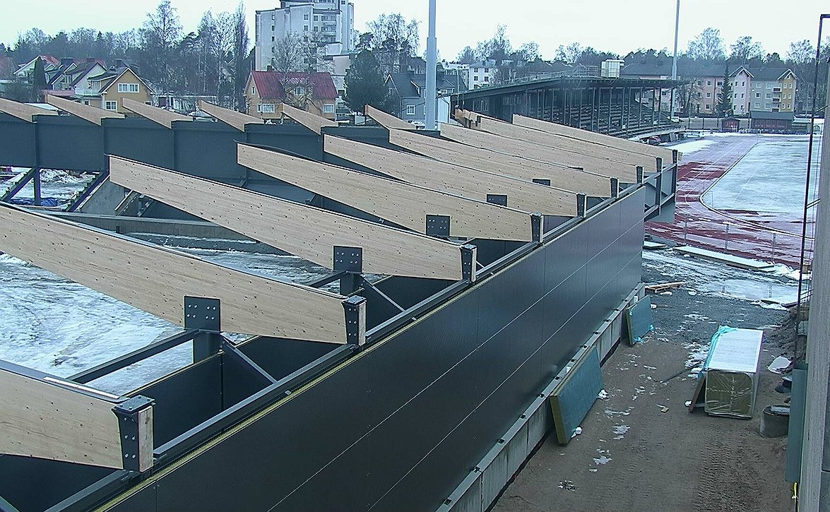 Pietarsaaren Project Liv Arenan työt aikataulussa - stadion käyttökunnossa heinäkuussa